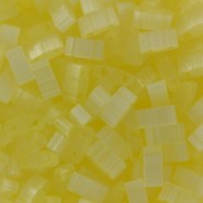 Miyuki half tila 5x2.4mm beads - Silk pale yellow HTL-2554